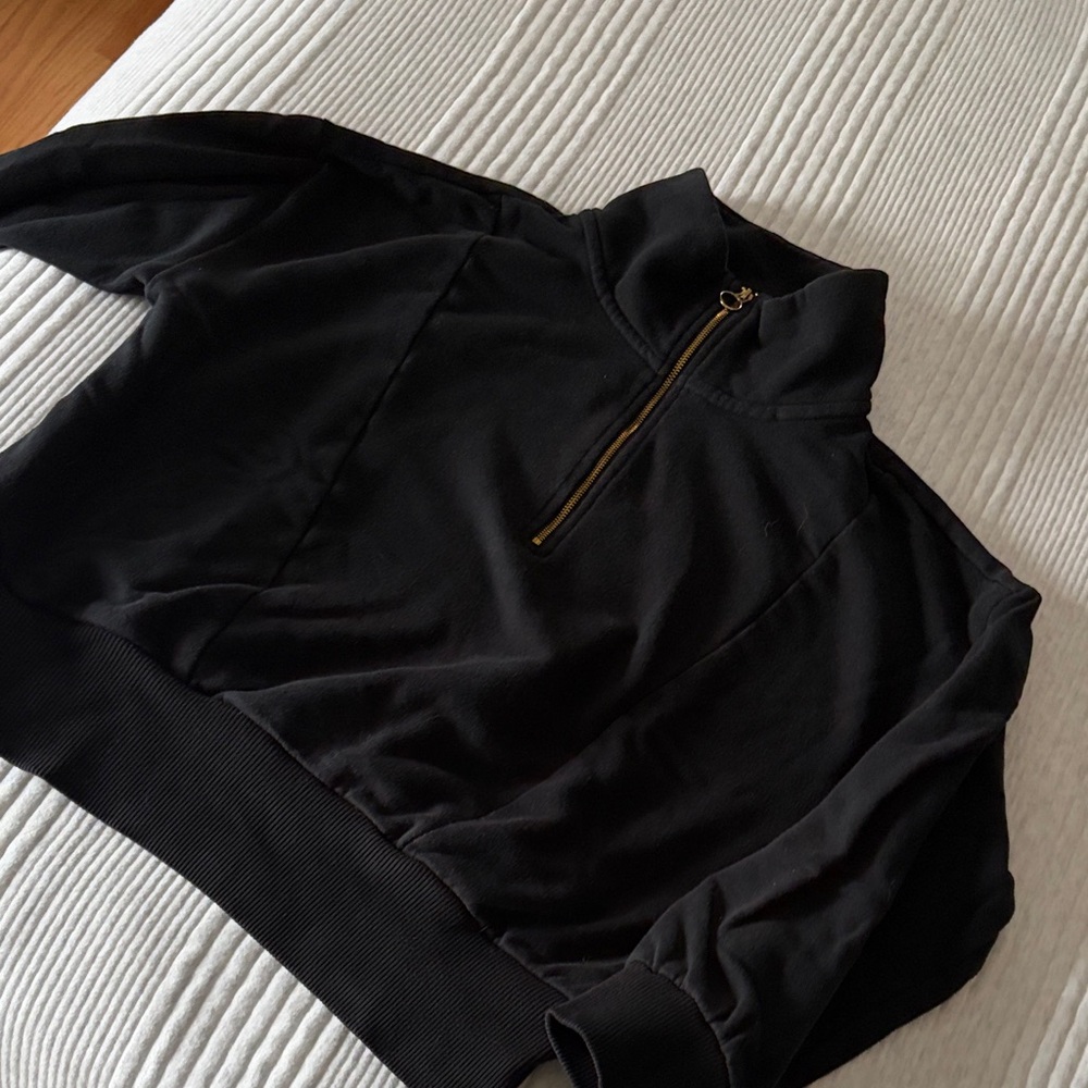 a new day Black Crewneck Pullover